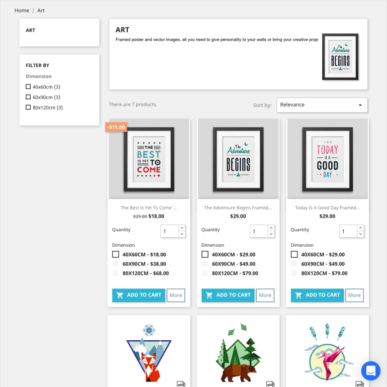 Module PrestaShop Show Combinations and Product Attributes In
