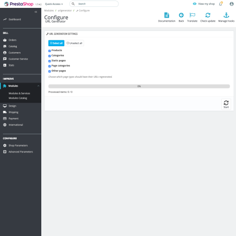 Module PrestaShop Advanced SEO Friendly URL Generator